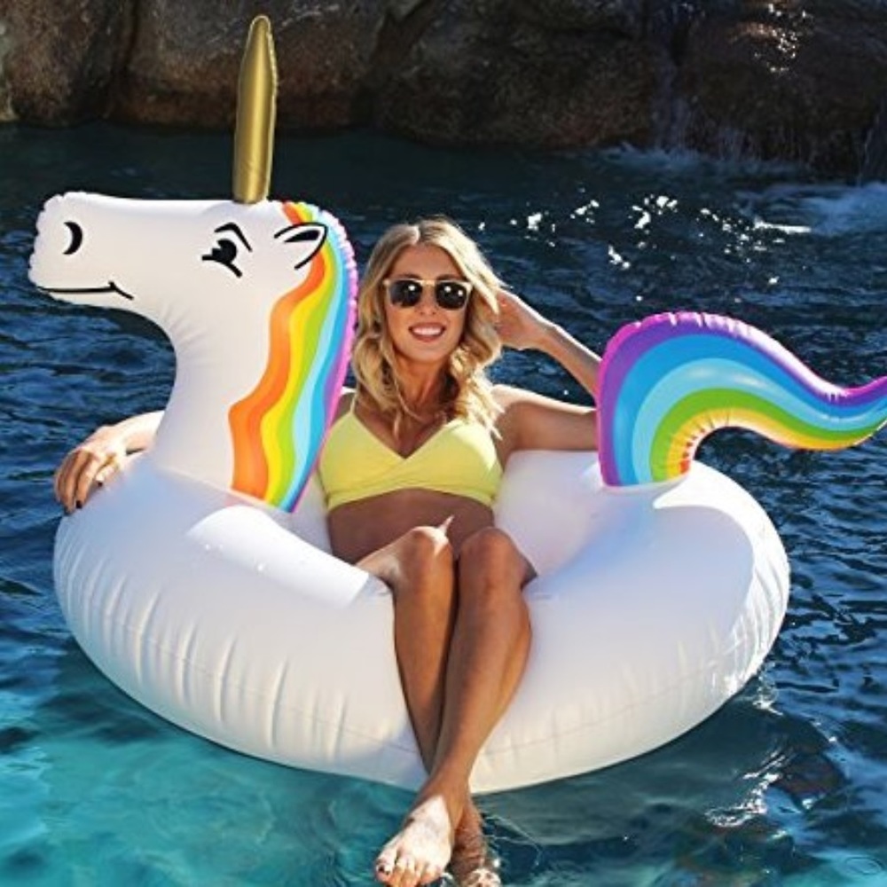 UNICORN Inflatable rainbow pool float